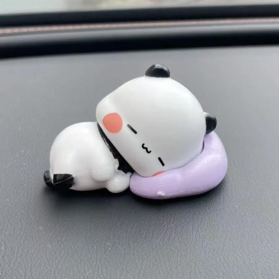 Набор фигурок Yier Panda Bear Blind Box Kawaii Bubu Dudu для украшения стола, подарочная коробка-сюрприз на день рождения, фигурки из аниме.