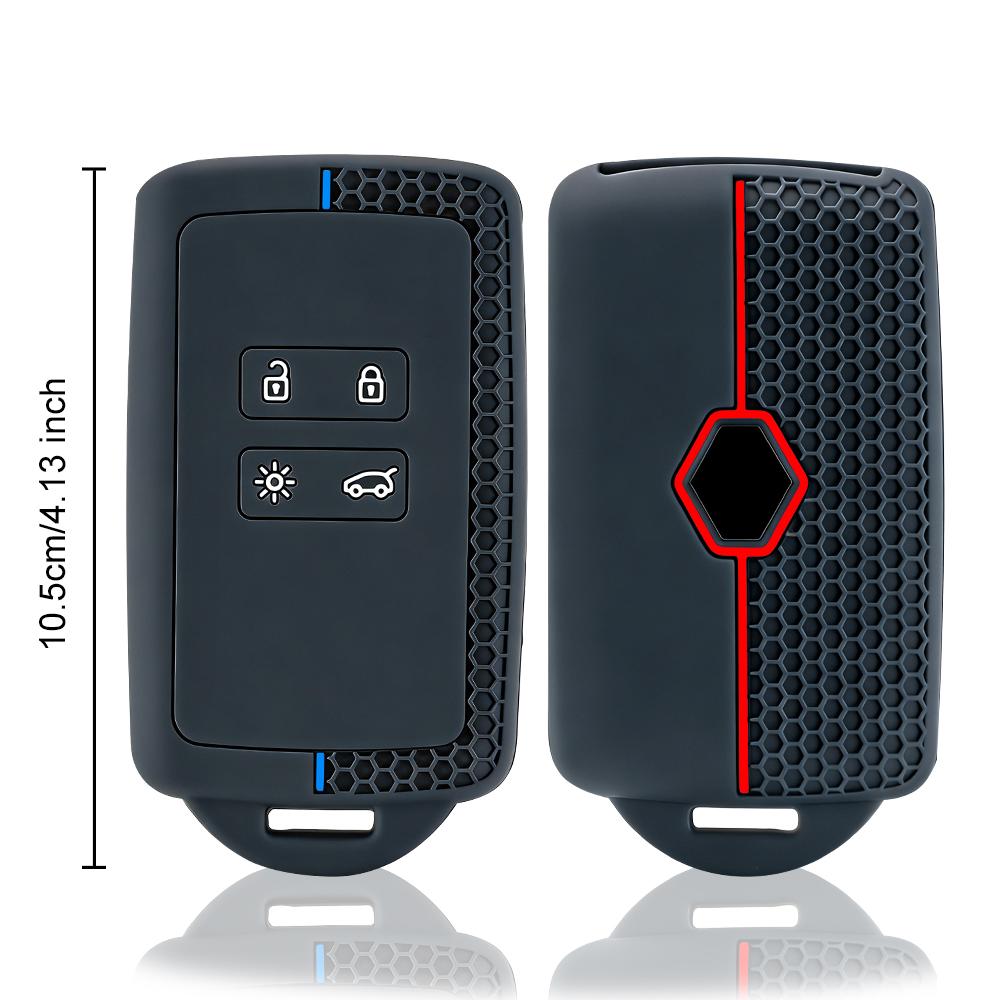 Силиконовый чехол для ключа для Renault Austral Kadjar Clio Megane Captur Arkana Koleos Zoe Scenic Dacia Sandero Duster Logan Jogger