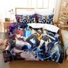 Anime Honkai Star Rail Bedding Set Boys Girls Twin Queen Size Duvet Cover Pillowcase Bed Boys Adult Fashion Home Textileextile