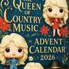 Surprising Box for Boys Girls The Queen of Country Music 2026 Advent Calendar, 24 Days Christmas Countdown Calendar Surprise Collection Box,
