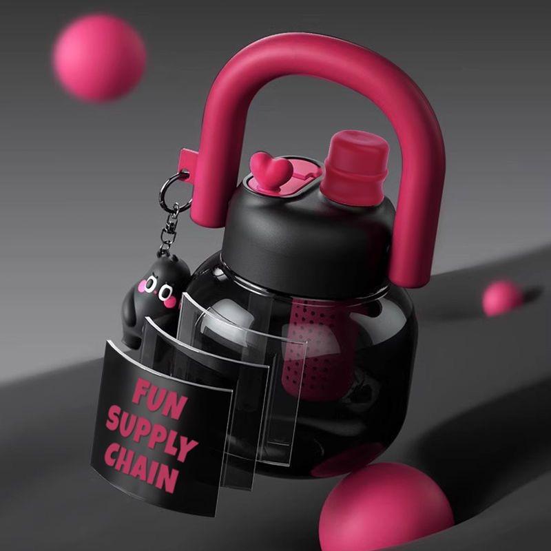 316 Stainless Steel Insulated Water Bottle with Double Spout and Tea Compartment