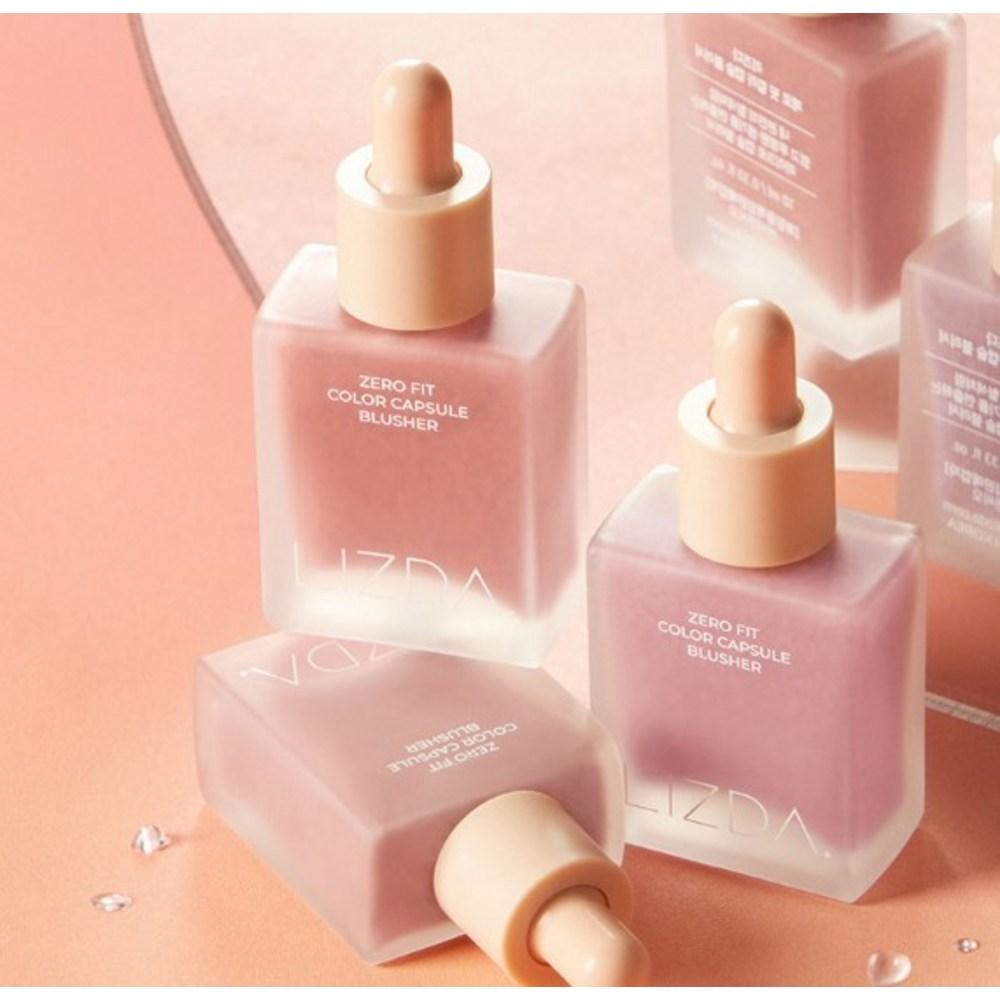Lizda Zero Fit Color Capsule Blusher 10мл, нюдовый персиковый, 1 шт.