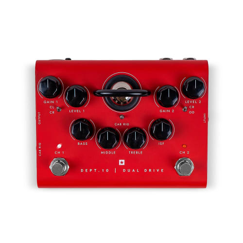 Blackstar DEPT.10 Dual Overdrive Guitar Effect Pedal with ECC83 Triode Vacuum Tube