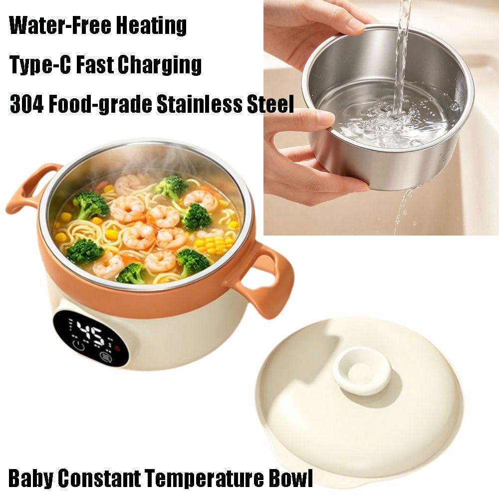 304 Food-grade Stainless Steel Baby Feeding Bowl Baby Food Storage & Heating