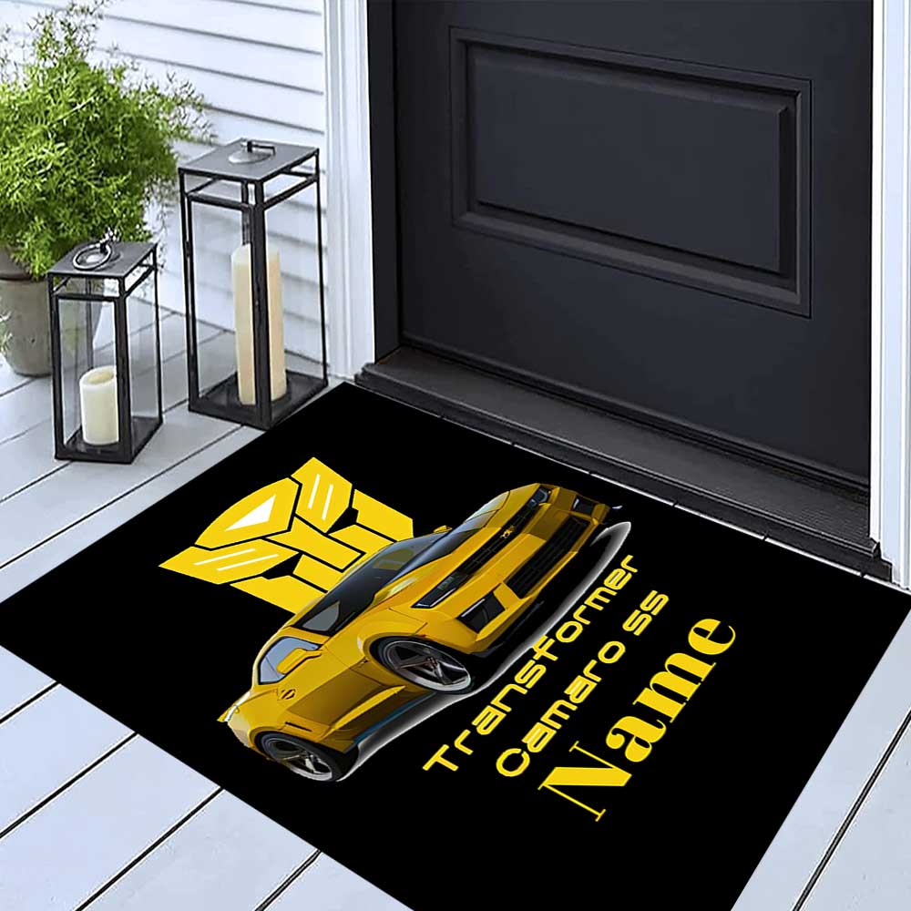 Transformers Fans Customize your name rug, office chair cushion, home bedroom living room gift.