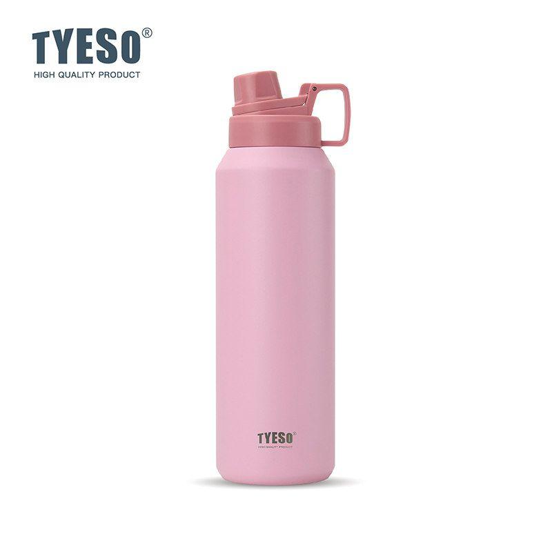Tyeso New Stainless Steel Portable Sports Bottle Large Capacity Thermos Cup Outdoor Portable Frosted Water Cup