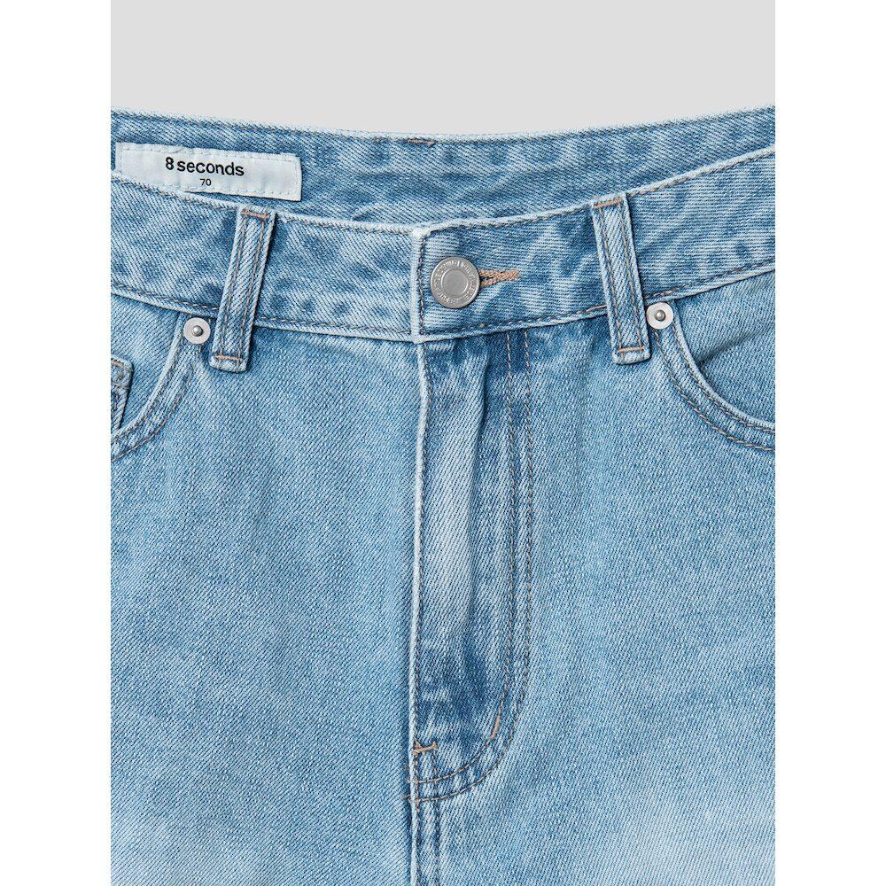 8SECONDS Damaged Denim Shorts Sky Blue (324725Qp4Q)
