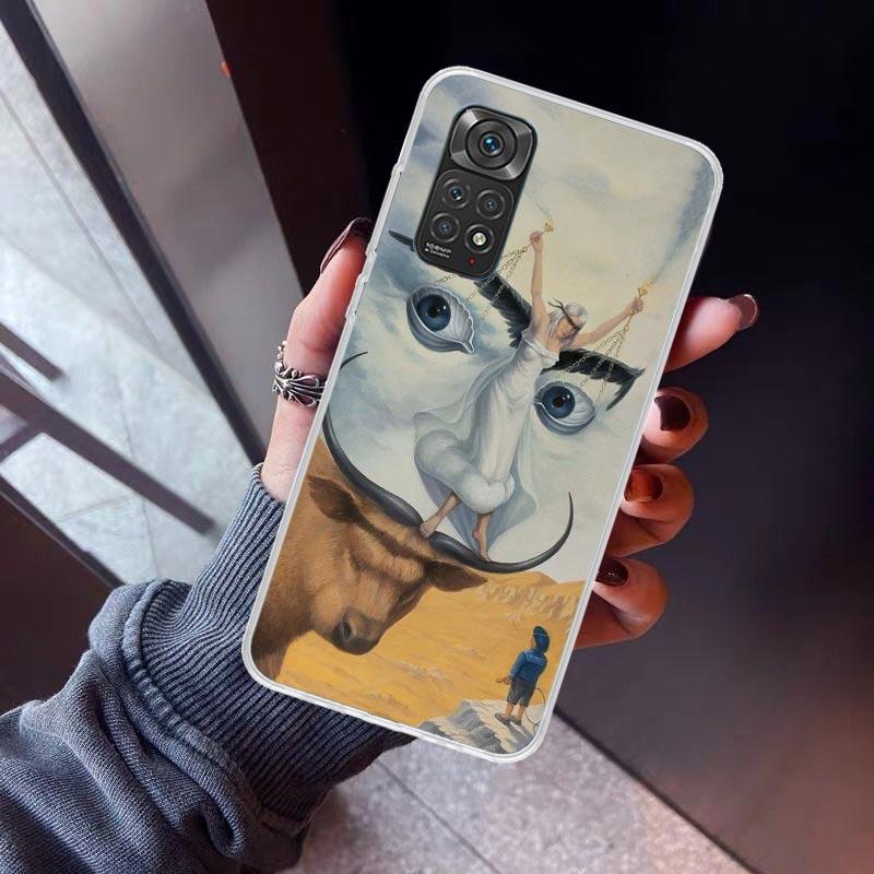 Salvador Dali Art Phone Case For Xiaomi Redmi Note 15 14 14S 13 12S 12 Pro Plus 11S 11 10S 10 4G Cover 11E 11T 5G Print Fundas R