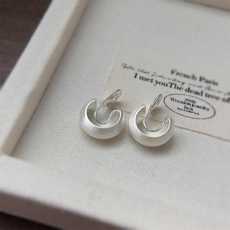 Матовые металлические C-образные клипсы на хрящ без прокола для женщин, девушек, простые, с темпераментом, модные ювелирные изделия, подарки