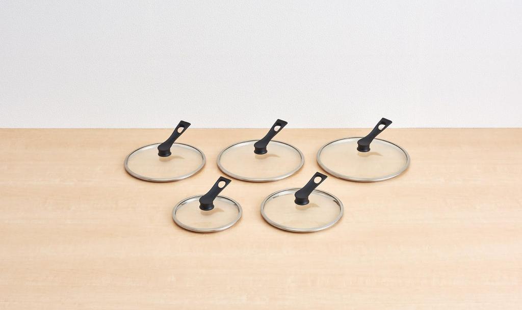 Thermos Stand Type Glass Lid KLH 26cm Compatible Black BK KLH-026