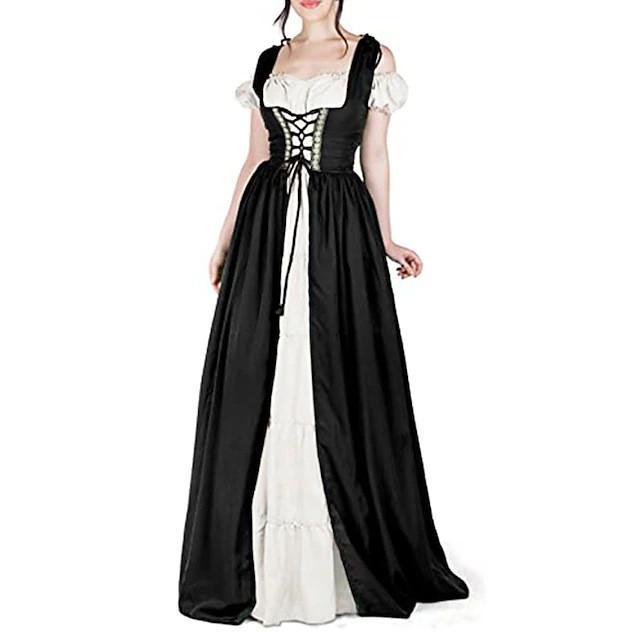 Renaissance Costume Gown With Traditional Fabric And Elegant Design For Cosplay And Collectors