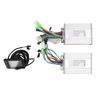 36 48V 450W Brushless Motor Dual Drive Controller Kit with 866 LCD Display Panel for Electric Bicycle Scooter