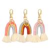 1PC/3PCS Bag Hanger Handbag Charms Keyring Car Keyring Holder Rainbow Keychain Tassel Bohemian