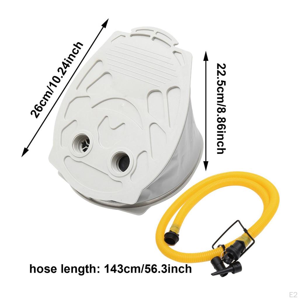 Меховой ножной насос Высокообъемный портативный надуватель Воздух для плота Поплавок Надувной бассейн