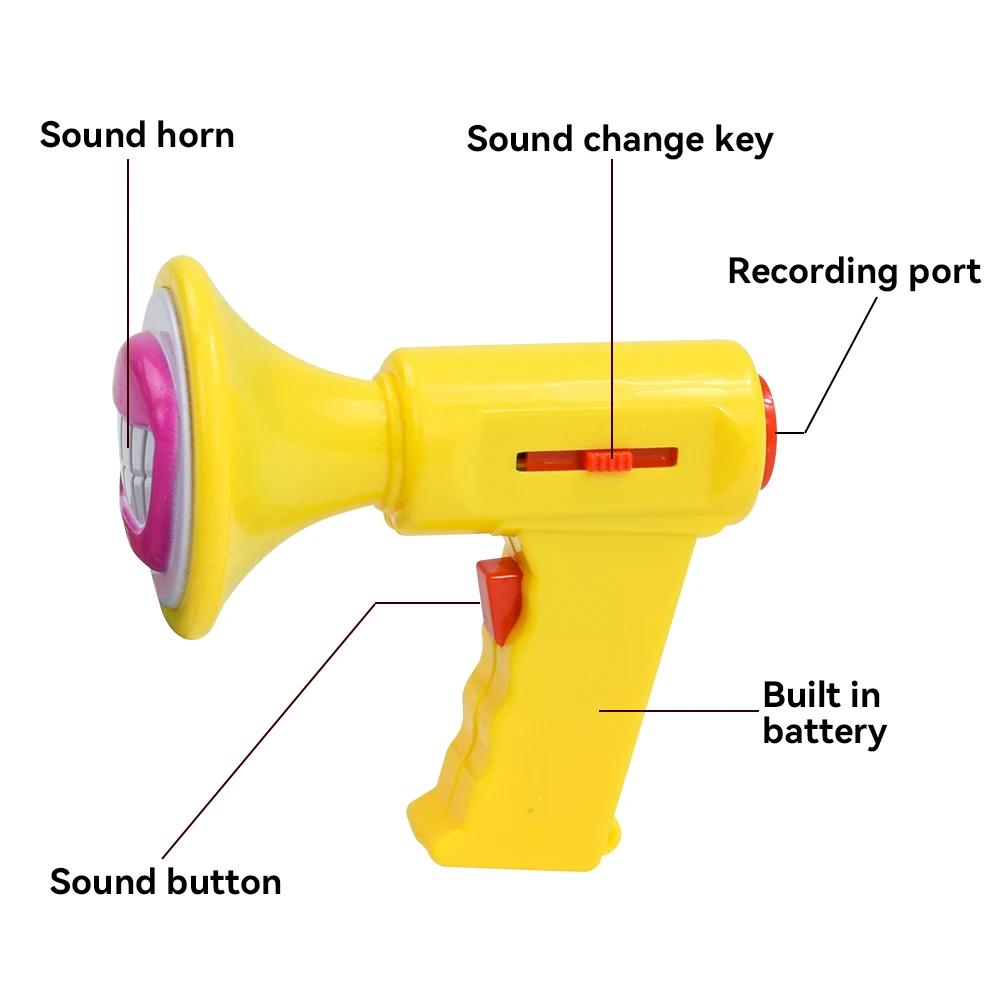 Mini Children's Voice Changing Toy With 6 Sound Effects, Role-Playing Voice Speaker Children's Handheld Amplifier Parody Kid Toy