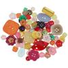 400 PCS Resin Flower Buttons Candy-Colored Heart Buttons DIY Craft Decoration Resin Buttons Clothes