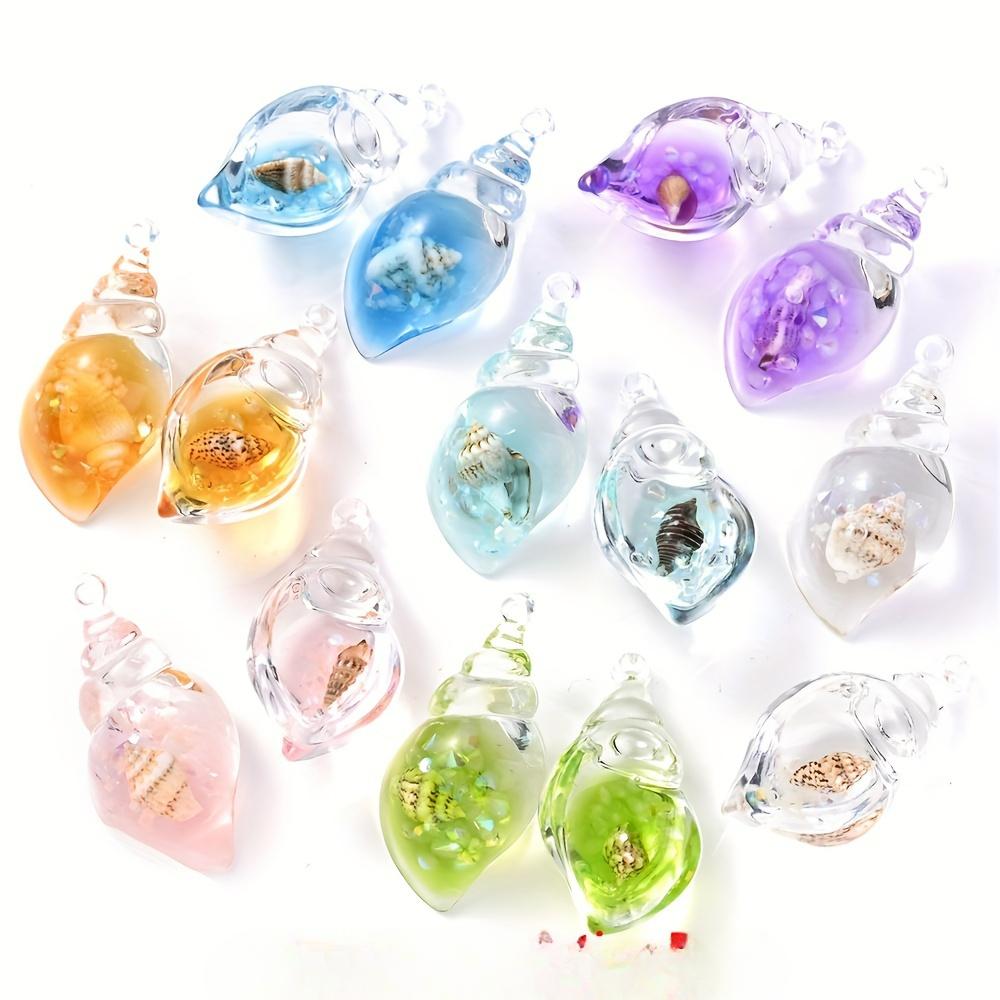 10pcs Luminous Small Turtle Ornaments Micro Landscape Ornament DIY Resin Craft Color Mixed