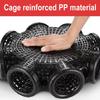 Plastic Eel Cage Outdoor Crab Loach Catching Basket Fishing Bait Shrimp Crawfish Catcher Lobster Mesh Trap Fishing Cage