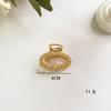 Korean Version Niche Metal Large Hair Claw for Women, New Shark Clip, Simple Shower Hairpin, Personalized Style