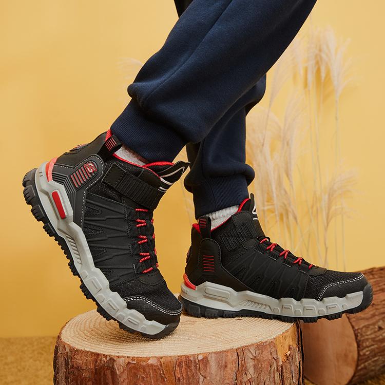 Skechers Adventure Track Kids Lifestyle Shoes Black Red Teenagers 97900L-BKRD