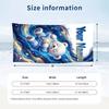 Teddy Bear Theme Beach Towel Personalized Custom Name & Text Soft Quick Dry Beach Towel for Swimming Travel