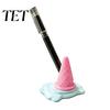 Personalized Office Supplies 3D Printed Melting Ice Cream Pen Holder, Novelty Cone Desk Desktop Accessories Stand, Funny Organizer, Decorative