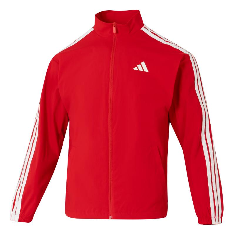 adidas Мужская повседневная спортивная куртка с воротником-стойкой