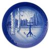 Рождественская тарелка 2021 года, Сине-белая, 1057622 [Параллельный импорт]