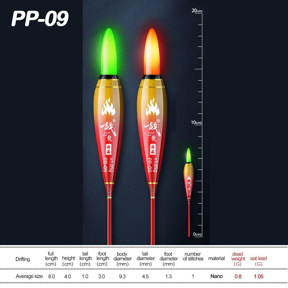 Индикатор Электронный поплавок для рыбалки Скользящий дрейф Трубка Поплавки для рыбалки с камнями Легкий поплавок Ночная рыбалка