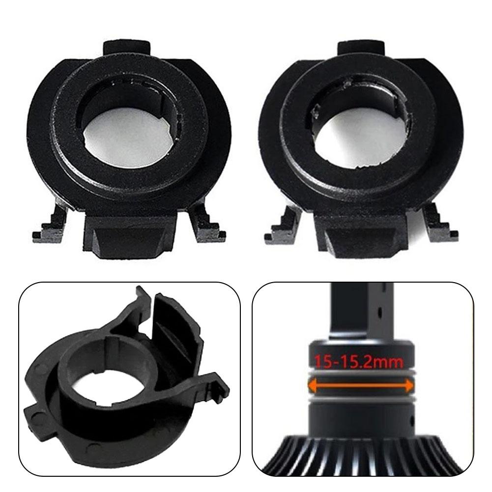 2pcs Car H7 LED Bulbs Adapter Holder Base For Focus 3 MK3 For Fiat 500 For Opel 15 16 17 Auto Headlamp Socket Holder Base