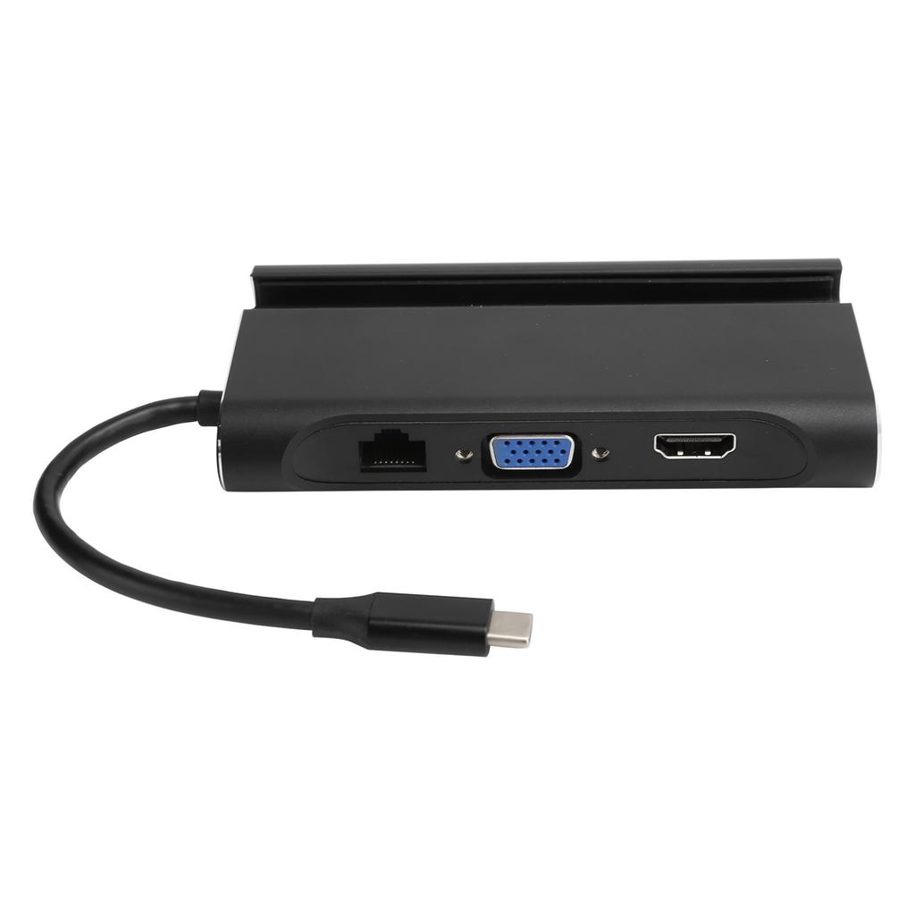 Док-станция 7 в 1 USB TypeC Hub HD Мультимедийный интерфейс VGA RJ45 PD Hub Адаптер