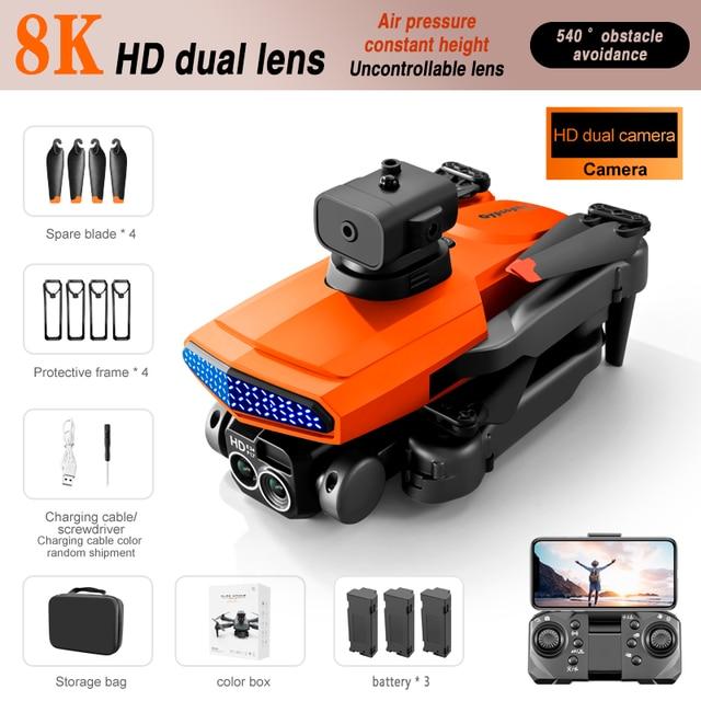 Новый LYZRC D6 PRO Drone ESC Двойная камера HD Аэрофотосъемка Обход препятствий WIFI FPV Квадрокоптер Детская игрушка в подарок