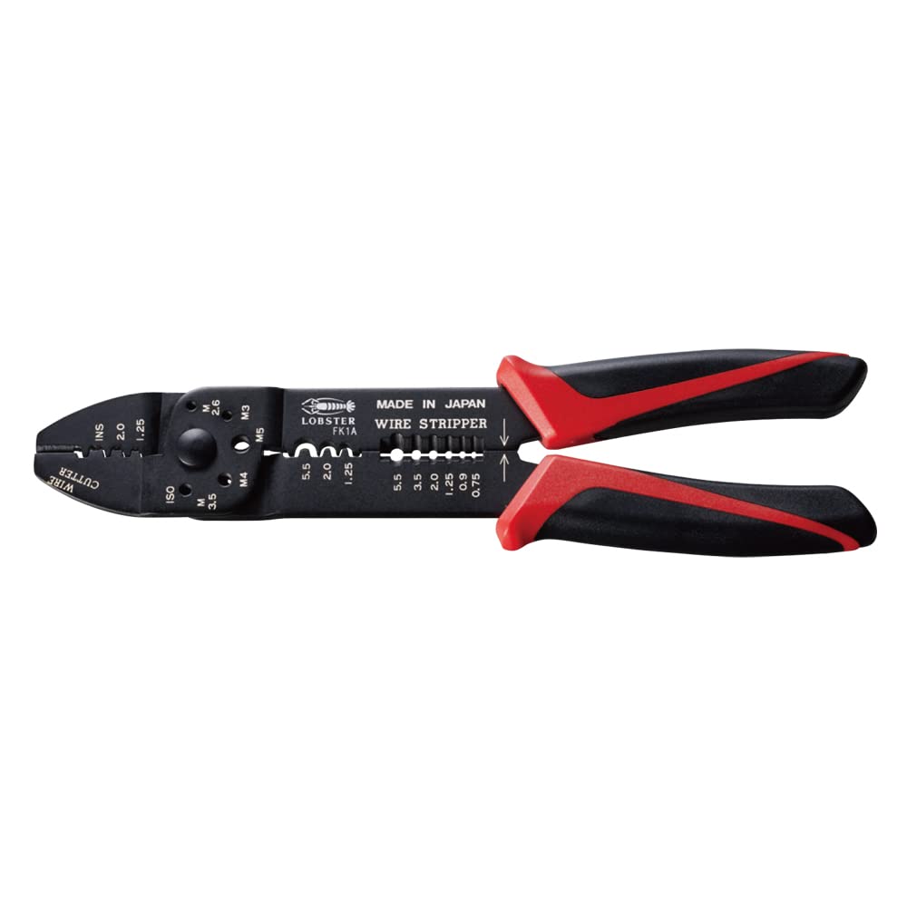 Lobtex Electrical Crimping Tool FK1A for Open Barrel Crimp Terminals with Sleeves Terminals/Bare (P.B)