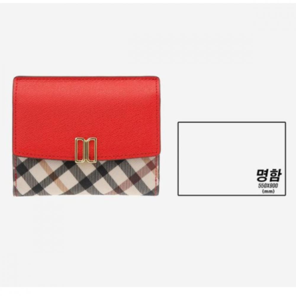 Daks Red Leather Mini Wallet Dcwa0f408r2