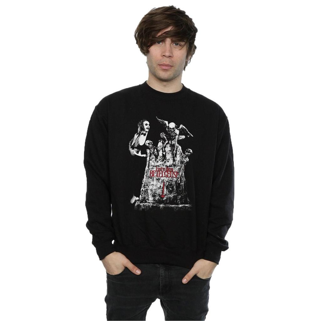 Beetlejuice Mens Graveyard Pose Sweatshirt