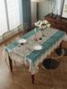 Luxury Lace Tablecloth for Living Room Bedroom Cover Table Party Table Cloth American White Embroider Table Decoration