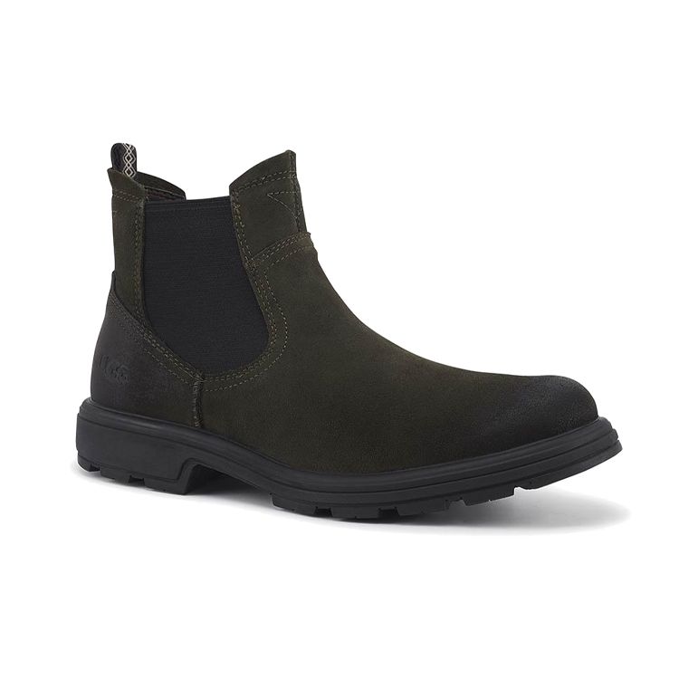 UGG Ботинки мужские Biltmore Chelsea из кожи, дышащие, износостойкие, нескользящие, оливково-зеленые 1123669-DOSD