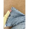 Retro Washed and Old High-waisted Micro-pull Jeans Women's Design Sense Niche Straight and Thin Wide-leg Floor-mopping Pants