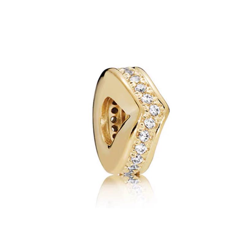 Gold Plated Sparkling Family Tree Charm Bead Fit Original Bracelet Fine Jewelry Cherry Blossom Love Letter Envelope Dangle