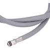 Pssopp PVC Faucet Hose, G1/2in, 1.5m, Gray, 1pc