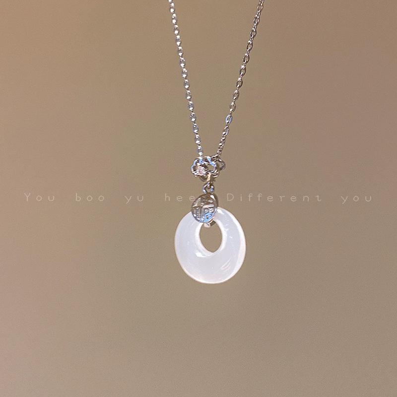 Новое китайское дзен этническое ожерелье с бабочкой женское с высоким чувством ретро ключичная цепочка цепочка для свитера аксессуары