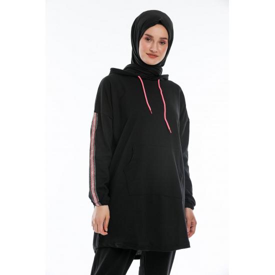 Oversize Model Tesettür Eşofman Takımı