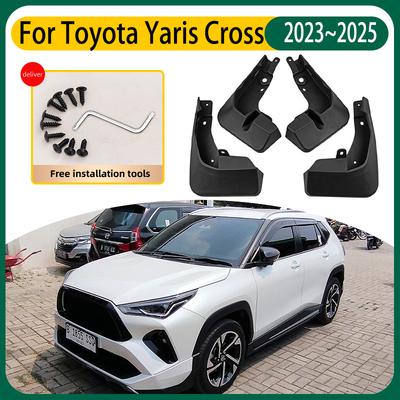 Для Toyota Yaris Cross Аксессуары 2024 2025 Брызговики Передний Брызговик Защита от Грязи Грязезащитные Щитки Заднее Крыло Грязь Авто Аксессуар