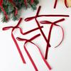 12pcs Bow Bow Ribbon DIY Pendant New Xmas Tree Charm  Festival Party Supplies