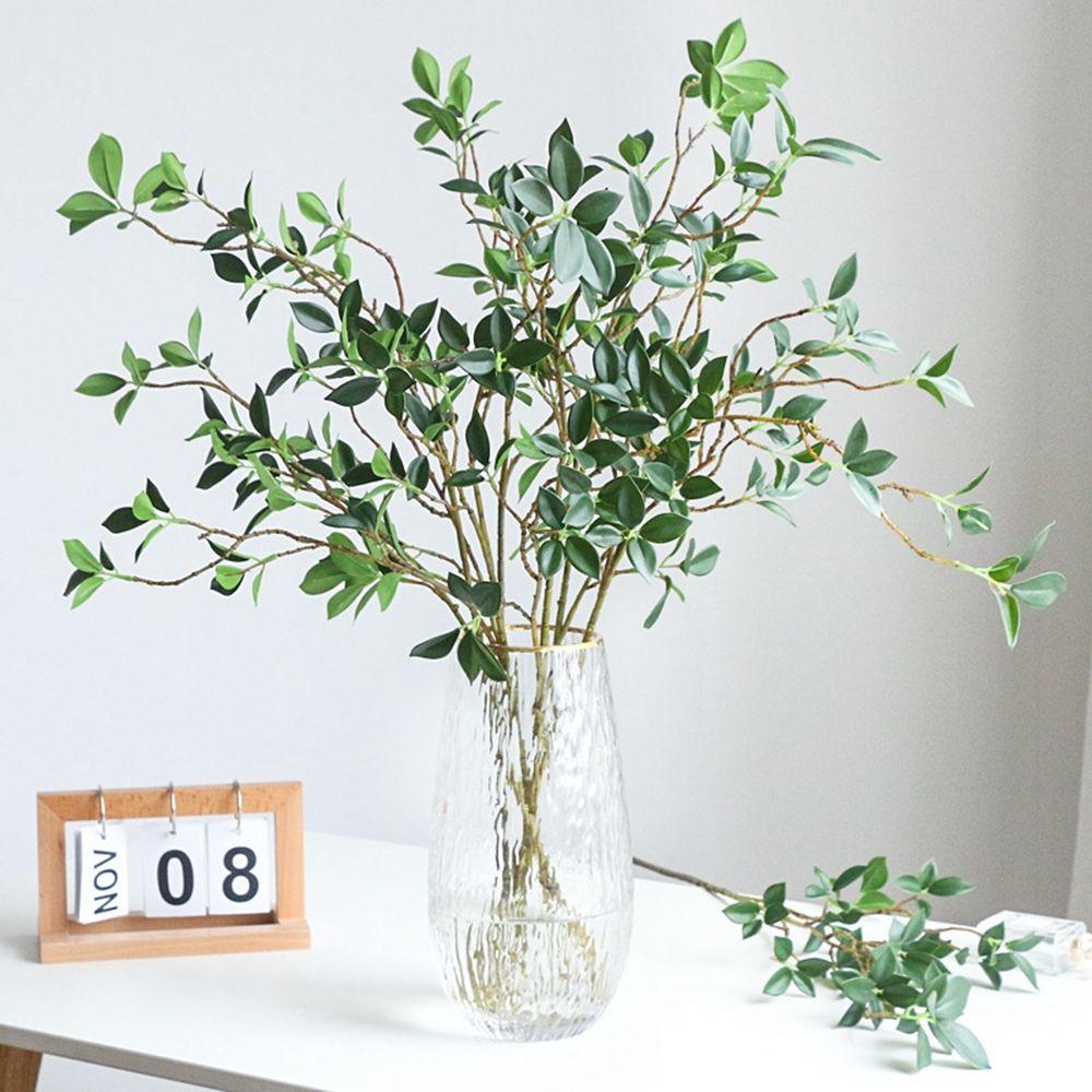 1 PCS Reusable Artificial Plants Ornaments Luxury Creative Fake Ficus Tree Branch Simple Simulate Long Branch