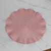 6 Pcs Round Braided Placemats, Washable Heat Resistant Table Mats Non-Slip for Party Wedding Thanksgiving Christmas Table Decor