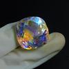 Lab-Created Rainbow Topaz Loose Gemstone 53.30 ct Mystic Square Cushion Cut for Jewelry Designs