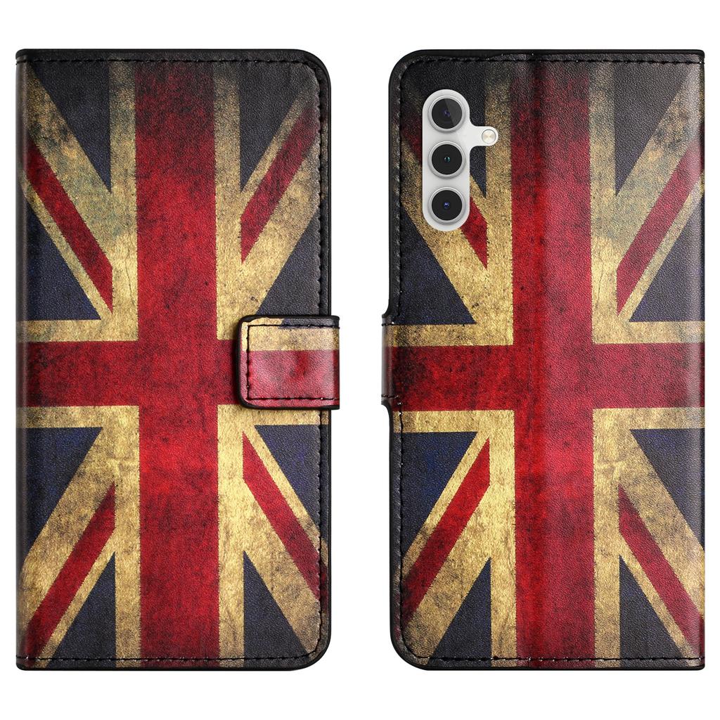 For Samsung Galaxy A56 5G Case Pattern Print PU Leather Wallet Phone Cover