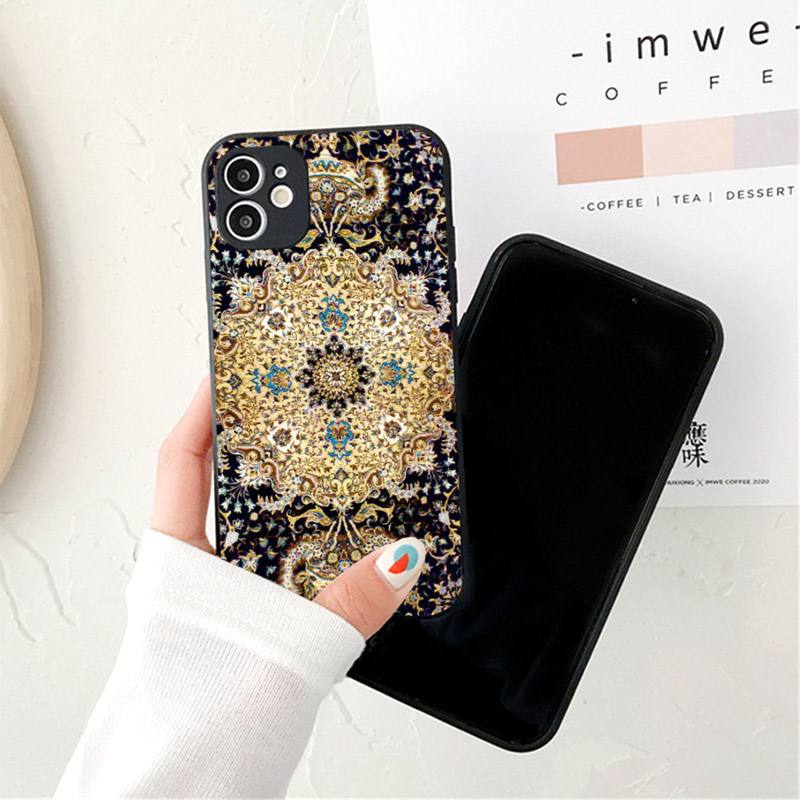 Чехол для телефона с персидским ковром и рисунком для iphone 12 11 13 7 8 6 s plus x xs xr pro max minishell