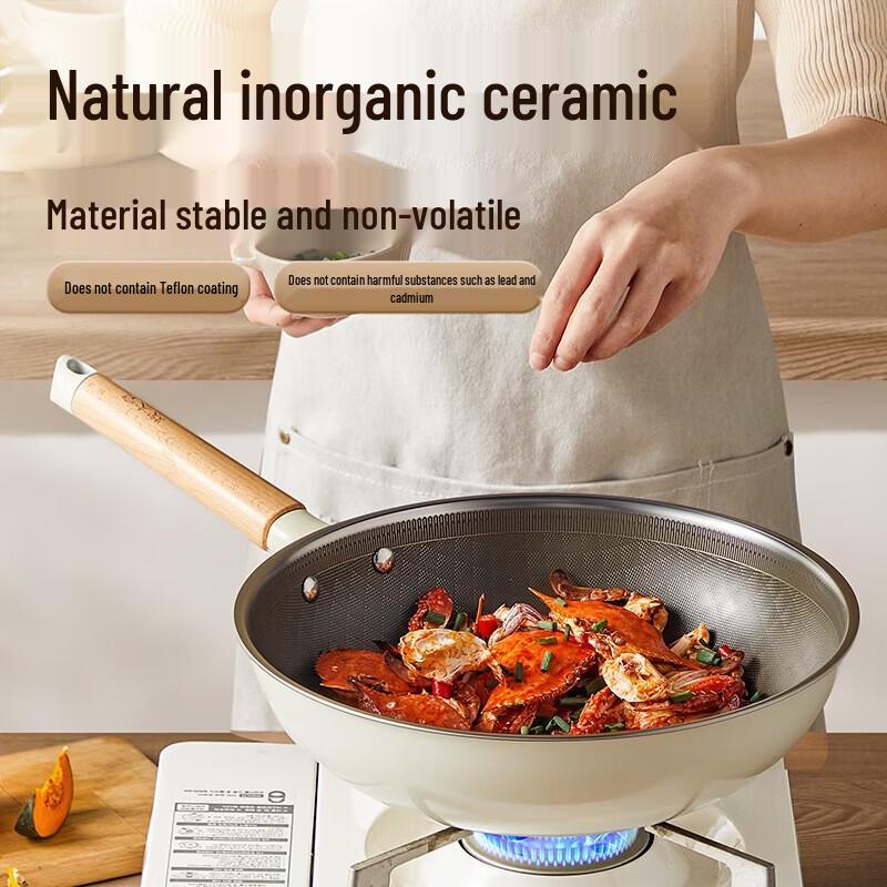 COOKER KING Multi-Layer Steel Non-Stick Wok/Pan